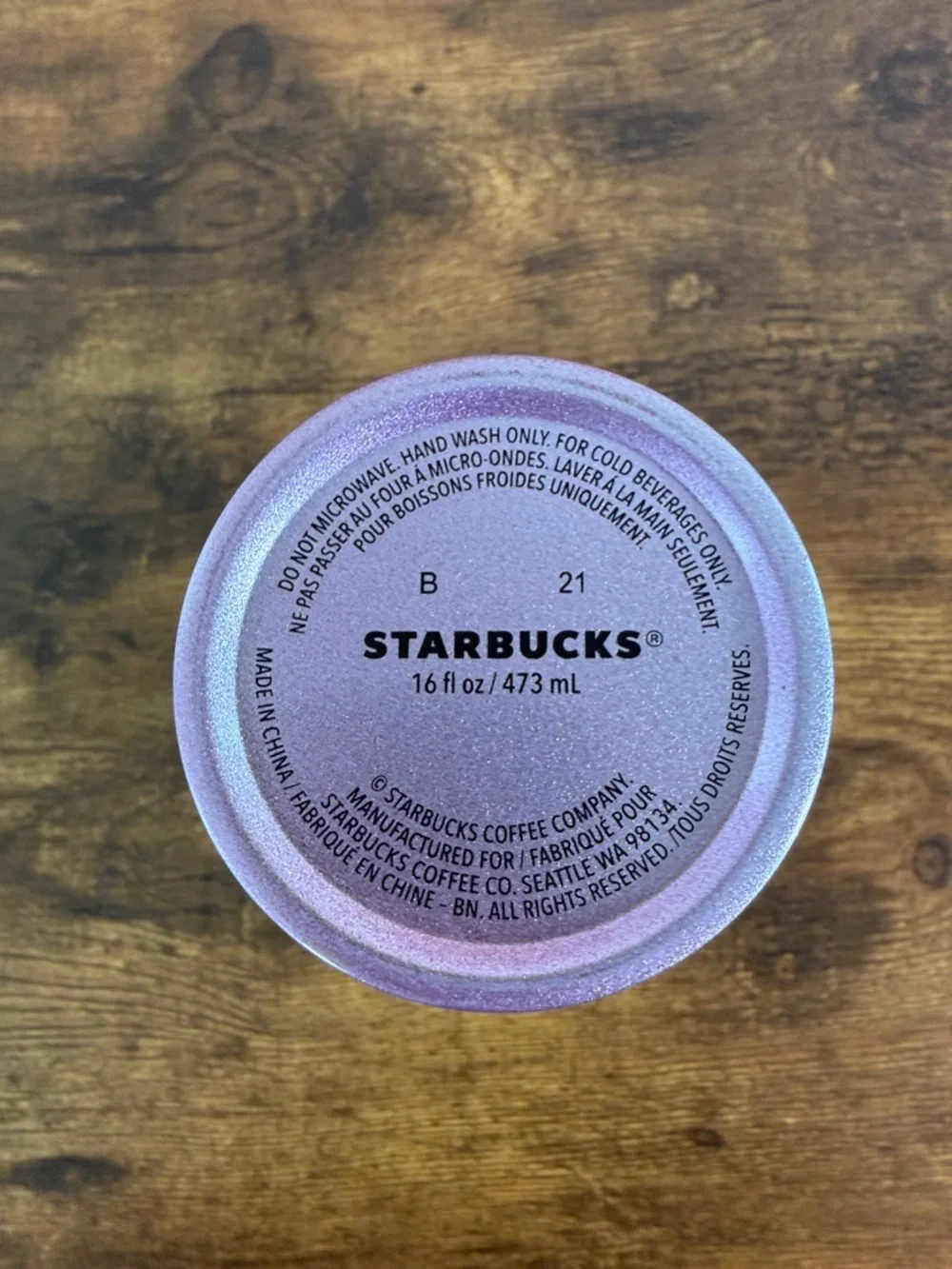 Starbucks Glitter Gradient Tumbler in Pink, Purple & Red, 16 Oz
